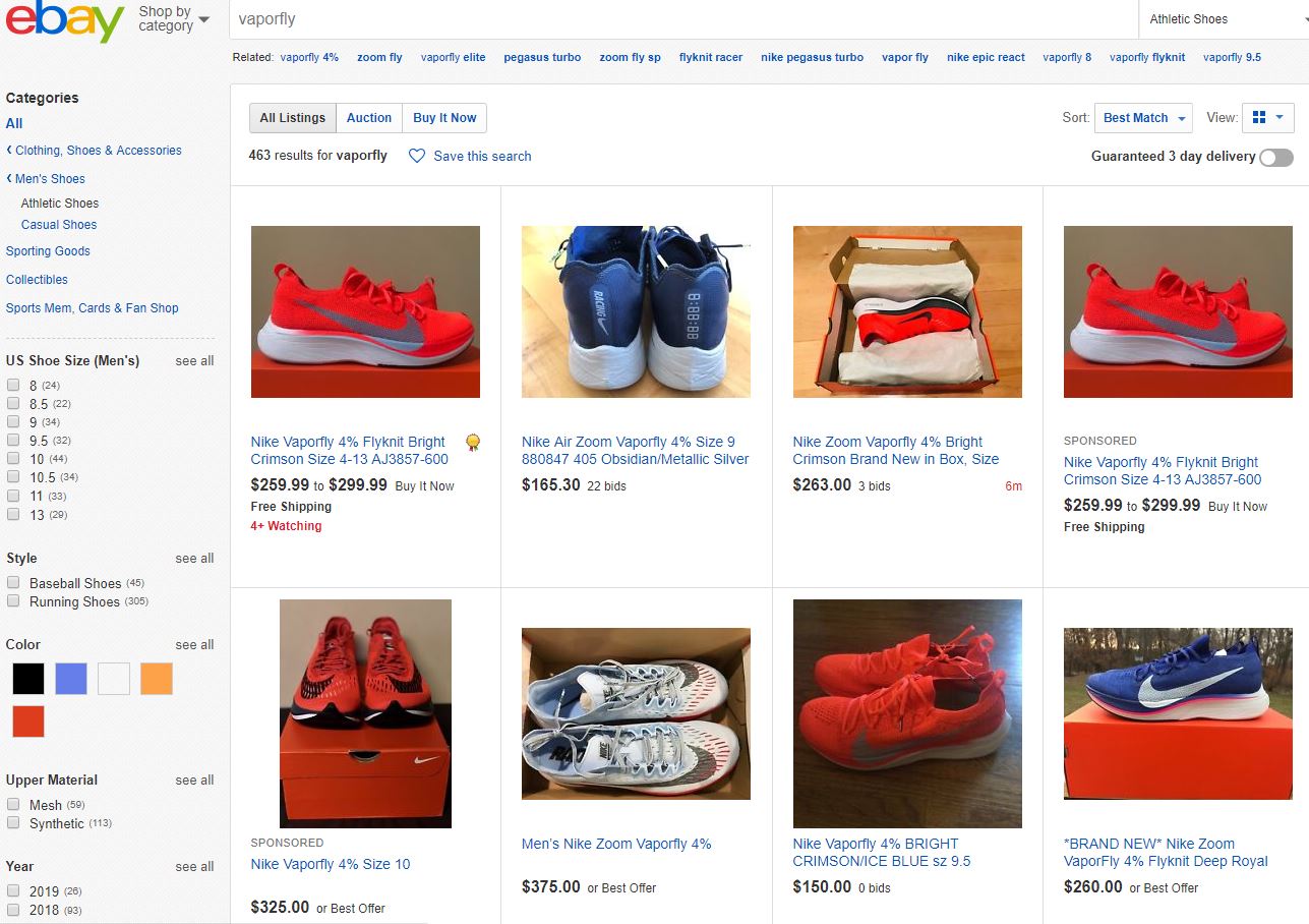 vaporfly ebay